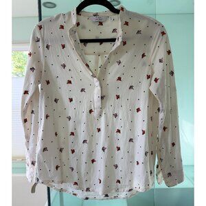 & Other Stories Paris Atelier Embroidered Butterfly Blouse – Size US 10 (EUR 40)